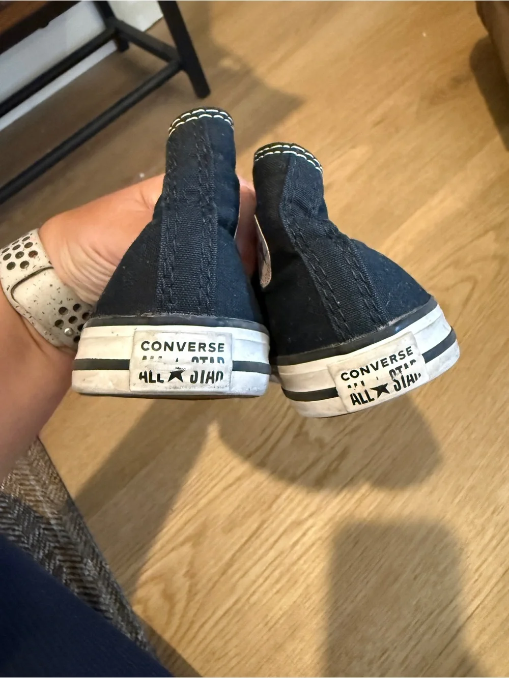 Converse Kids Black and White High-Top Sneakers - Classic Canvas